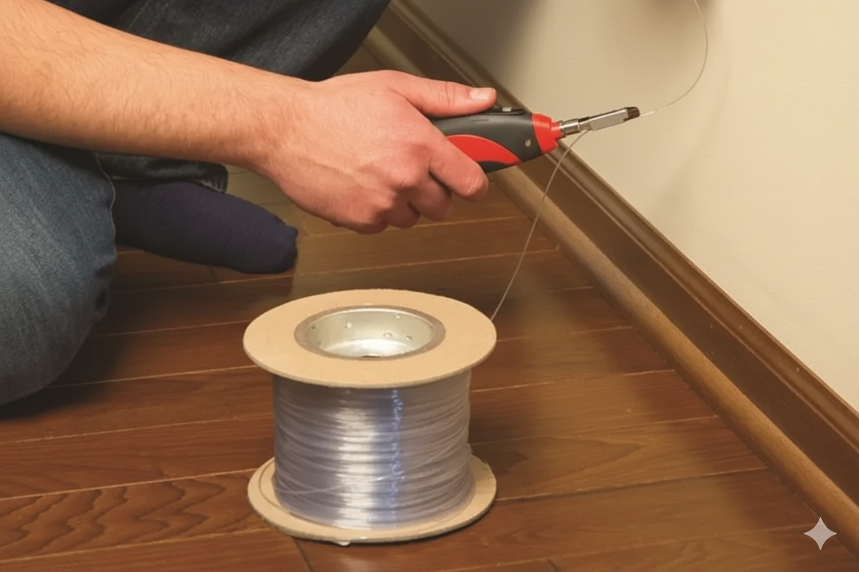 Come installare il cavo in fibra ottica invisibile Ftth?